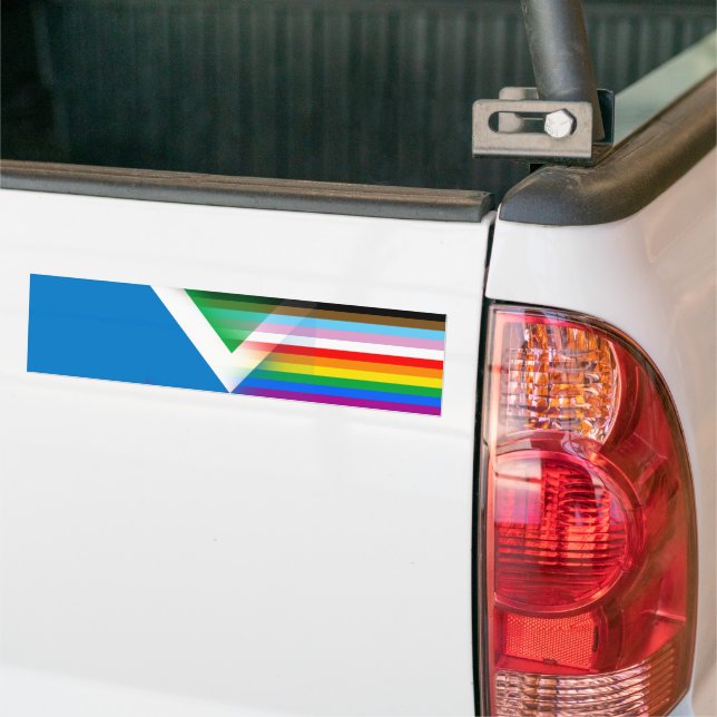Adesivo Para Carro Vegan Pride LGBTQ (No caminhão)