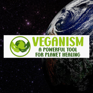 Adesivo Para Carro Veganismo, ferramenta poderosa para cicatrização p