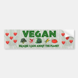Adesivo Para Carro Vegans para o planeta
