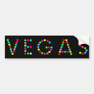 ADESIVO PARA CARRO VEGAS NO AUTOCOLANTE NO VIDRO TRASEIRO DAS LUZES