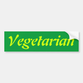 Adesivo Para Carro Vegetariano