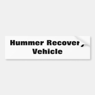 Adesivo Para Carro Veículo de recuperação de Hummer