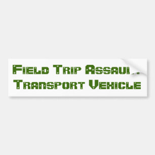 Adesivo Para Carro Veículo de transporte do assalto da visita de