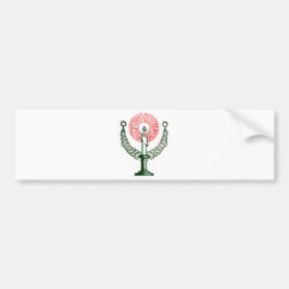 Adesivo Para Carro Vela de Natal Tradicional