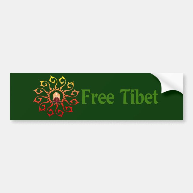 Adesivo Para Carro Vela livre de Tibet (Frente)