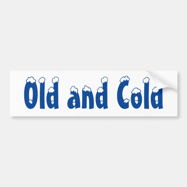 Adesivo Para Carro Velho e Frio (Frente)