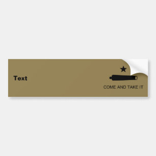Adesivo Para Carro Venha & Tome! Bandeira de batalha do estado do Tex