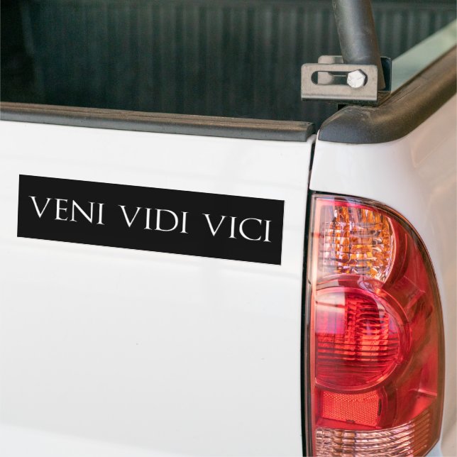 Adesivo Veni Vidi Vici | Zazzle Portugal