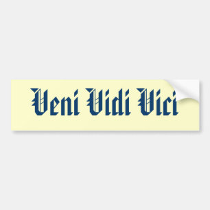 Adesivo Para Carro Veni Vidi Vici