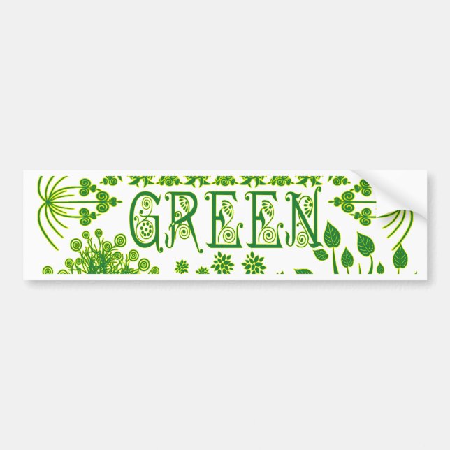 Adesivo Para Carro Verde vivo (Frente)
