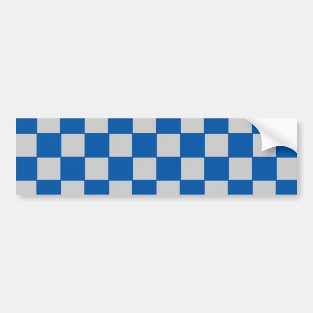 Adesivo Para Carro Verificadores de Blue&Grey (Frente)