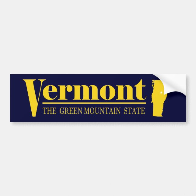Adesivo Para Carro Vermont Dourado (Frente)