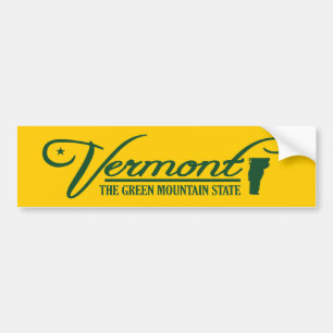Adesivo Para Carro Vermont (estado de meus)