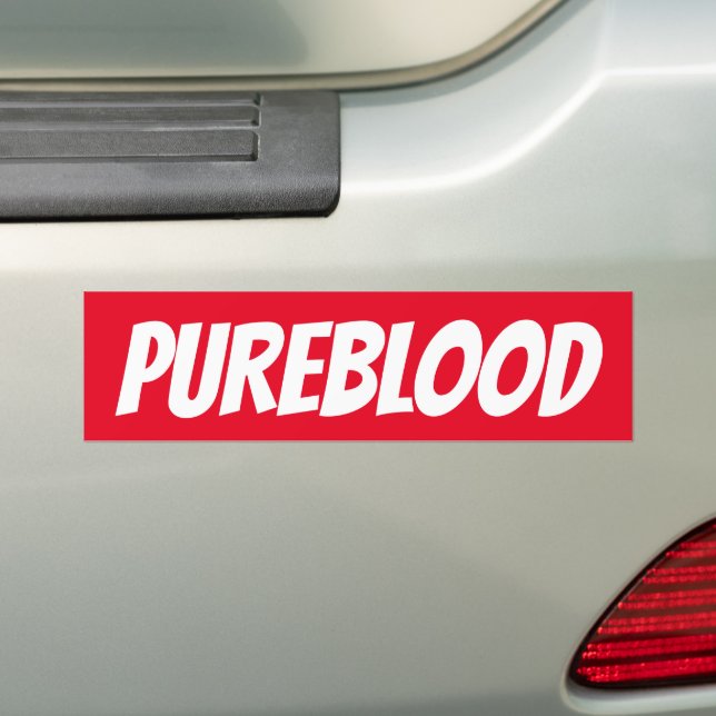 ADESIVO PARA CARRO VESTIDOS DE BUMPER CRISTÃO DE SANGUE (No carro)