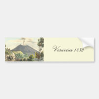 Vesúvio Ative Volcano 1832 Nápoles Itália