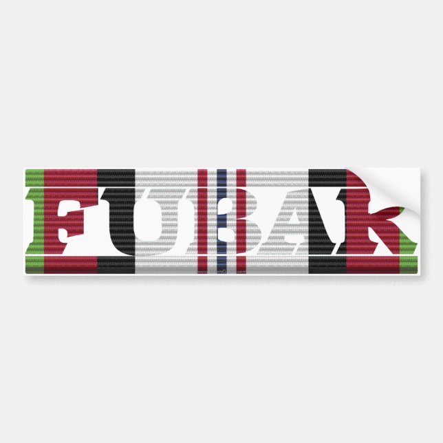 Adesivo Para Carro Vet FUBAR Bumper Sticker (Frente)