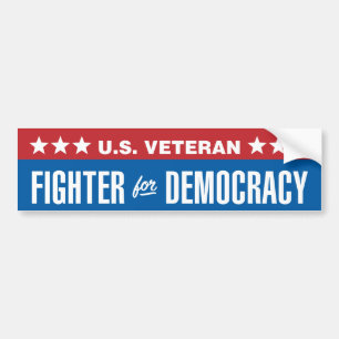 Adesivo Para Carro Veterano americano / Luto pela Democracia