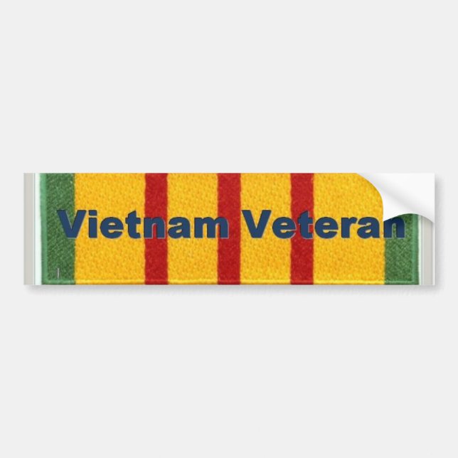 Adesivo Para Carro Veterano de Vietnam (Frente)