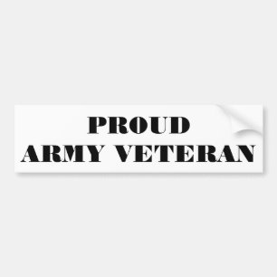 Adesivo Para Carro Veterano orgulhoso do exército do autocolante no