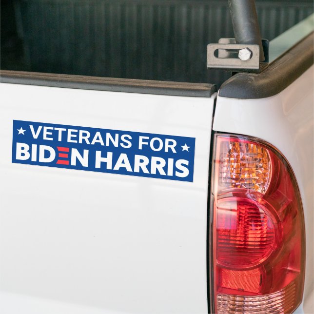Adesivo Para Carro Veteranos para Biden Harris Texto Personalizado Az (No caminhão)