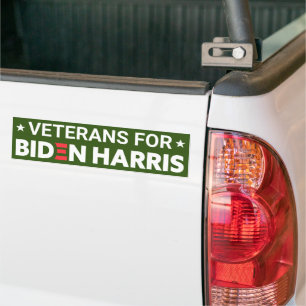 Adesivo Para Carro Veteranos para Biden Harris Texto Personalizado Ve