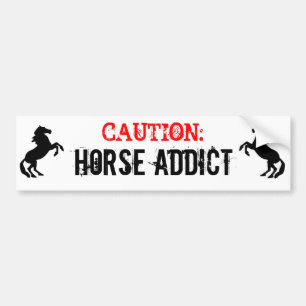 Adesivo Para Carro Viciado do cavalo