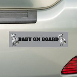 Adesivo Para Carro Victorian Baby Coal Miner funny bumper sticker