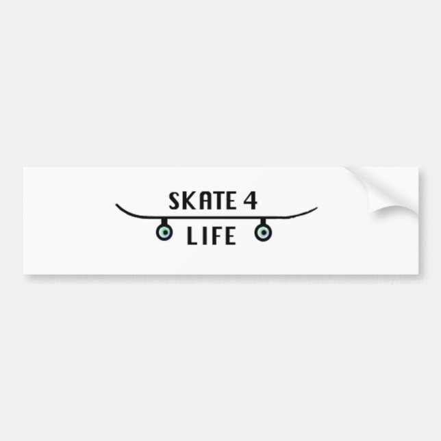 Adesivo Para Carro vida do skate 4 (Frente)