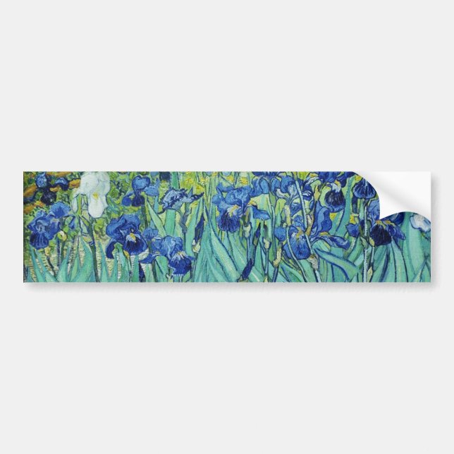 Adesivo Para Carro Vincent van Gogh Irises (Frente)