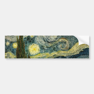 Adesivo Para Carro Vincent van Gogh's The Starry Night (1889)