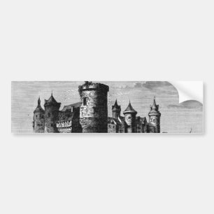 Adesivo Para Carro Vinheta-ampola do Castelo Medieval