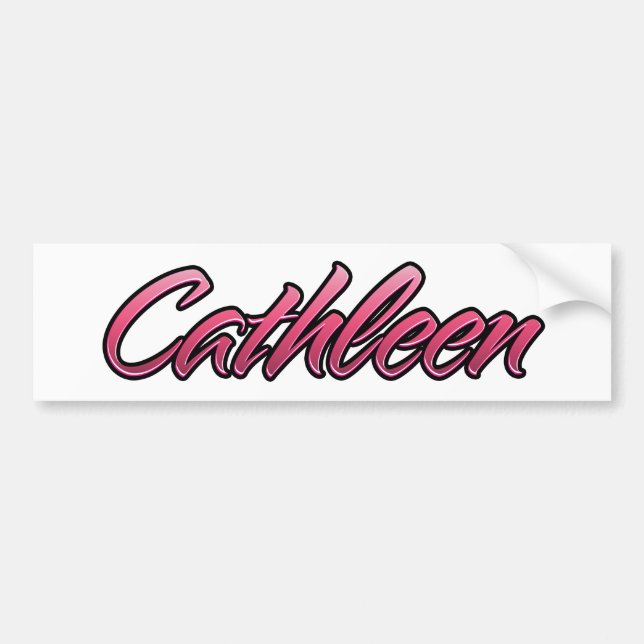 Adesivo Para Carro Vinheta Aufkleber cor-de-rosa-desbotada Cathleen (Frente)