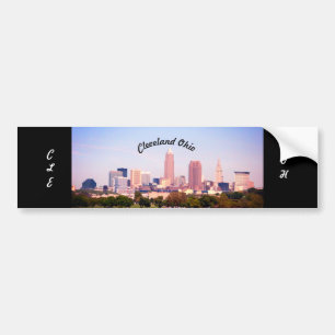 Adesivo Para Carro Vinheta Bumper da Cidade de Cleveland
