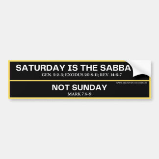 Adesivo Para Carro Vinheta Bumper Sabbath