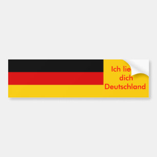 Adesivo Para Carro Vinheta com bandeira da Alemanha