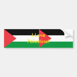 Adesivo Para Carro Vinheta com bandeira da Palestina