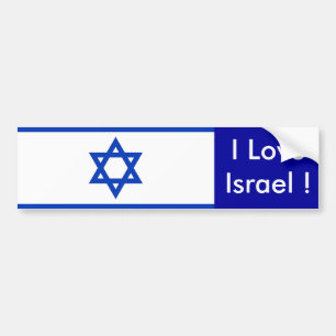 Adesivo Para Carro Vinheta com bandeira de Israel