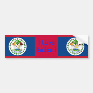 Adesivo Para Carro Vinheta com Sinalizador de Belize