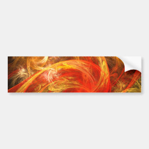 Adesivo Para Carro Vinheta de Abstrato de Arte do Firestorm