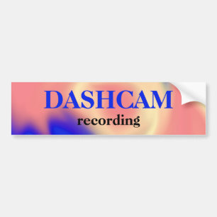 Adesivo Para Carro Vinheta de Bumper Dashcam