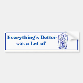 Adesivo Para Carro Vinheta de Imigração de Gelo Pro-TrumpRepublicana