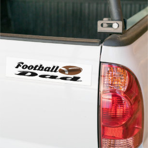 Adesivo Para Carro Vinheta de Pai de futebol