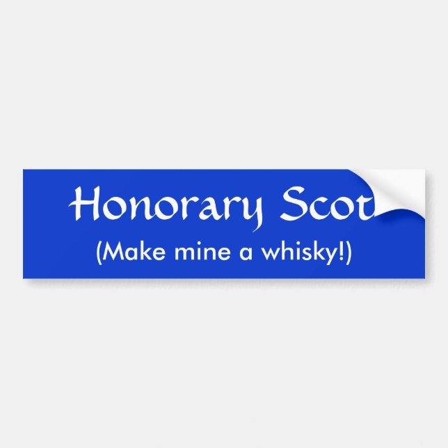 Adesivo Para Carro Vinheta de proteção "Scot Honorário" (Frente)
