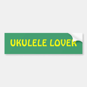 Adesivo Para Carro Vinheta do para-choques UKULELE