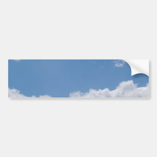 Adesivo Para Carro Vinheta para-choques azul-turvo-azul-céu