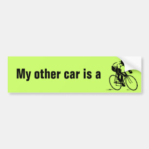 Adesivo Para Carro Vinheta para-choques BICYCLE