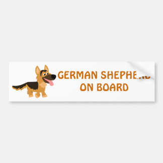 Adesivo Para Carro Vinheta para-choques de German shepherd de tira-br