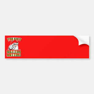 Adesivo Para Carro Vinheta para-choques de Papais noeis