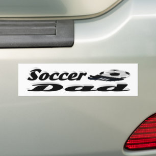 Adesivo Para Carro Vinheta para-choques do Pai de futebol