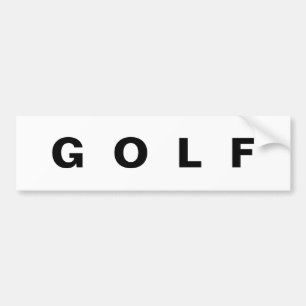 Adesivo Para Carro vinheta para-choques GOLF